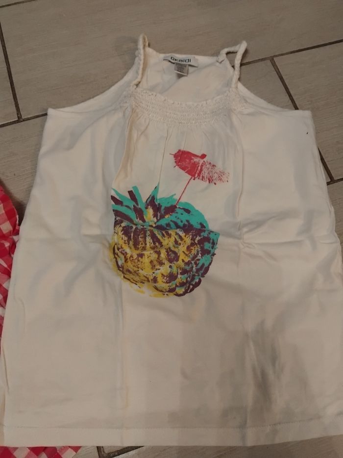 Lot de 3 débardeurs fille taille 8 ás - photo numéro 3