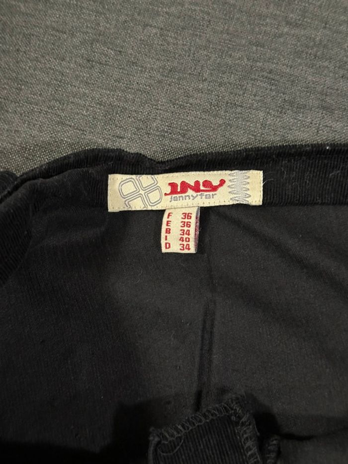 Mini Jupe en Velours Noir Taille 36/38 - photo numéro 5