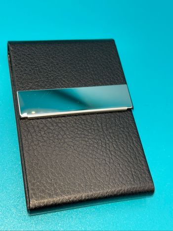 Porte carte cuir magnétique