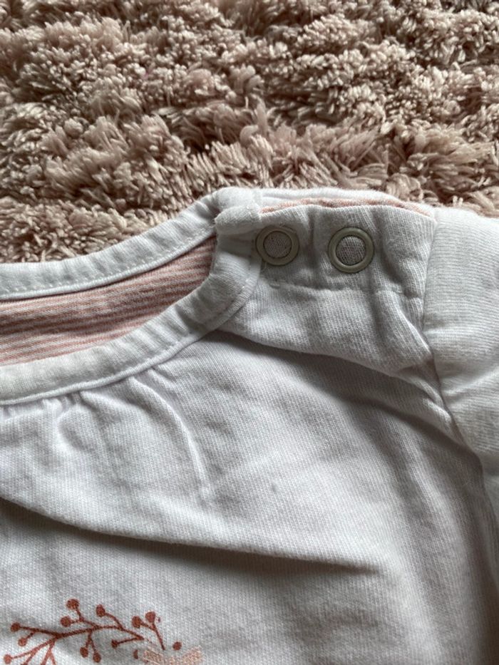 Robe avec tee-shirts assez épais manches longues Tex baby 6 mois - photo numéro 4