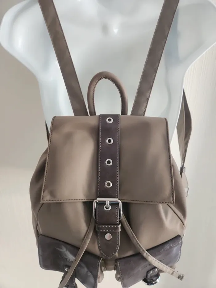 Sac à dos Lancaster gris beige - photo numéro 2