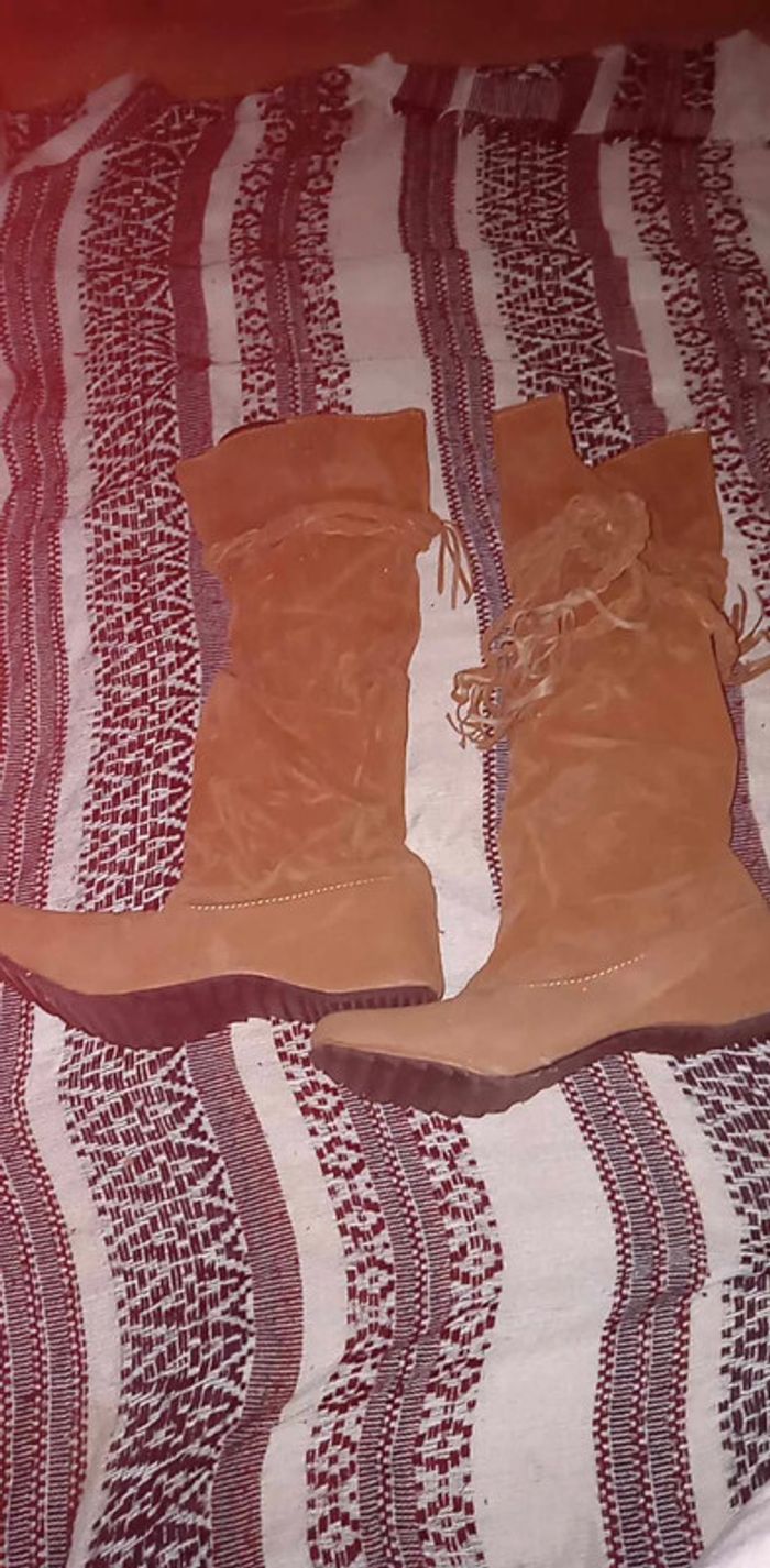 bottes marron taille 37