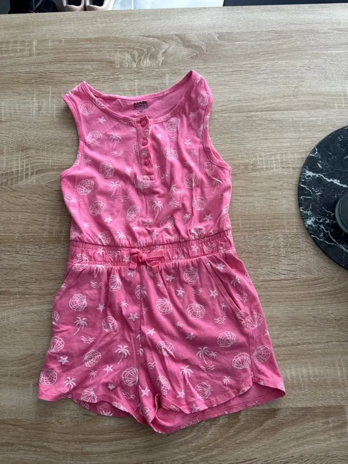 Combinaison short avec motif