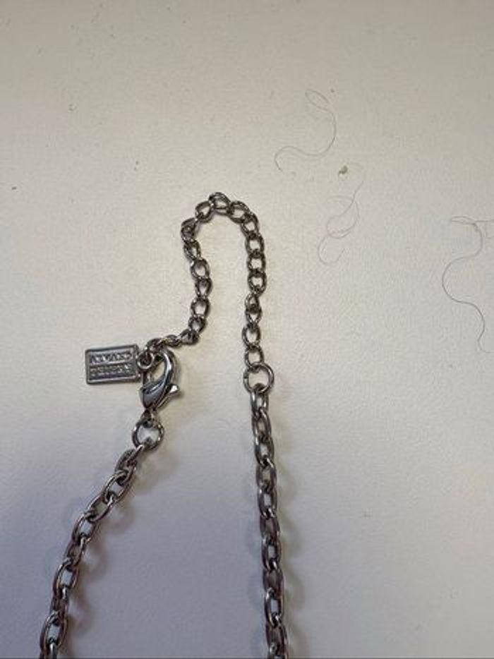 Collier à formes géométriques rouge, noir et marron - photo numéro 4
