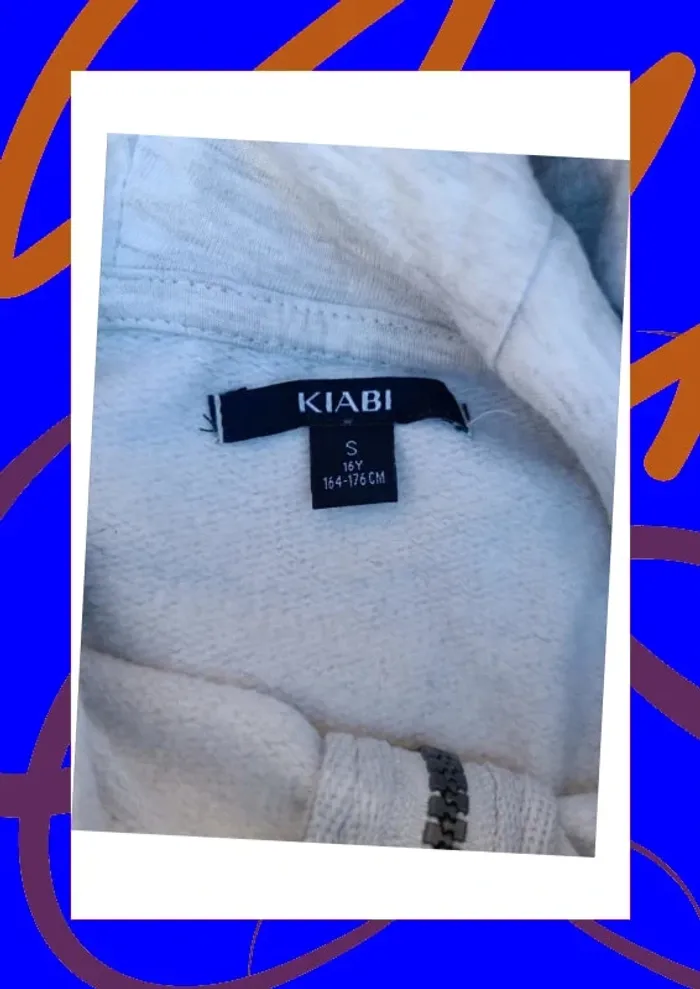 Sweat zippé à capuche 16 ans/S Kiabi - photo numéro 5