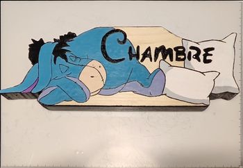 Plaque décorative bouriquet