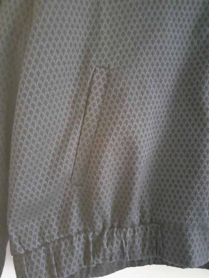 Veste zippée femme bleu marine à motifs taille 42 - photo numéro 5