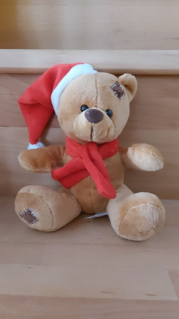 Peluche ourson Noël