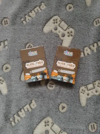 lot de 2 jeux de cartes Alice et Téo mistigris - neuf sous blister