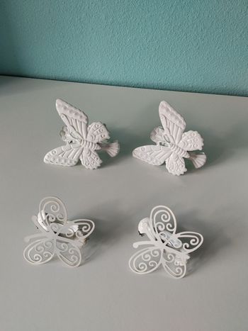Pinces rideau papillons 