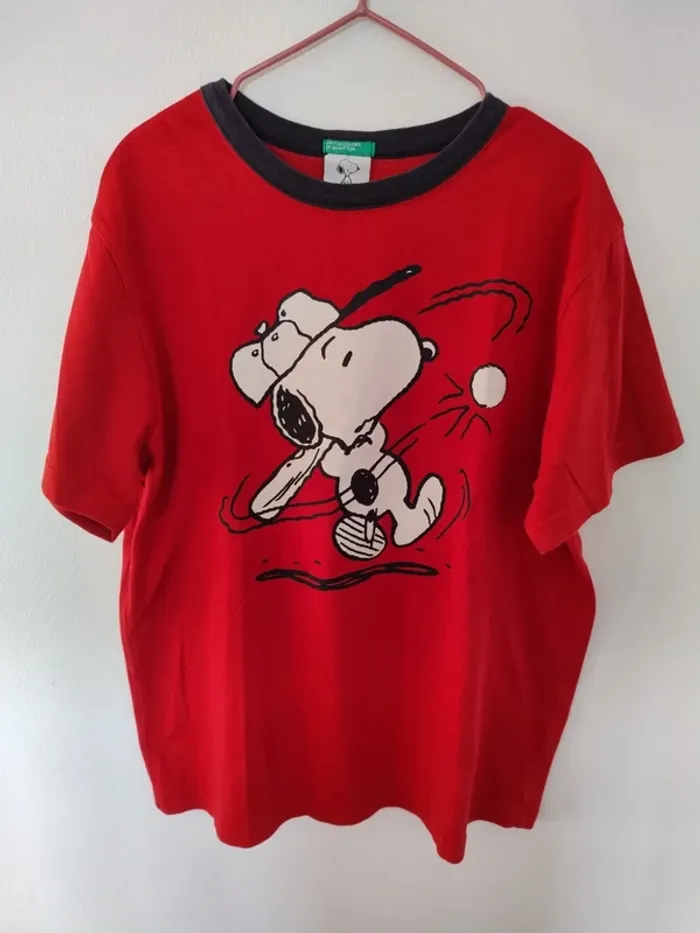 T-shirt vintage garçon en 100% coton Snoopy
