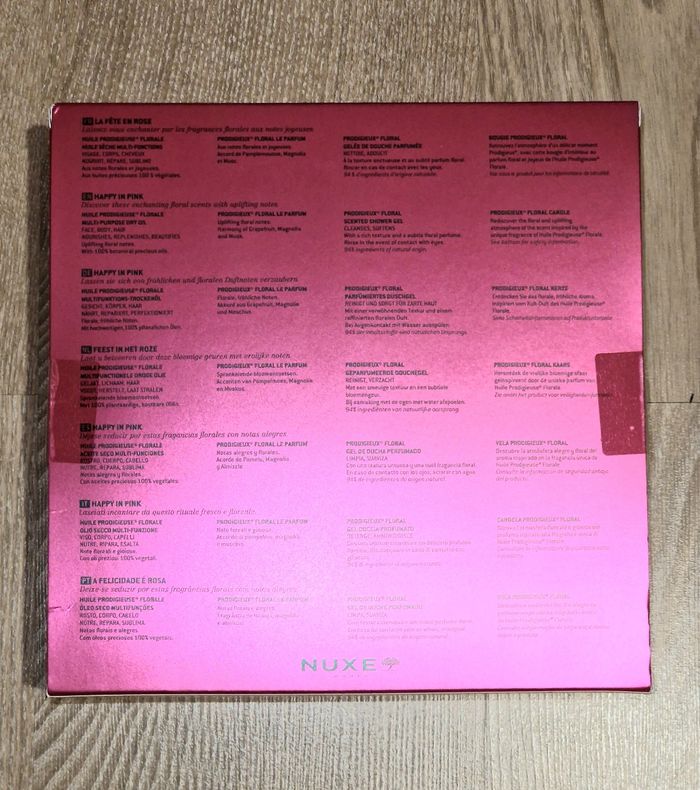 Coffret nuxe la vie en rose neuf - photo numéro 2