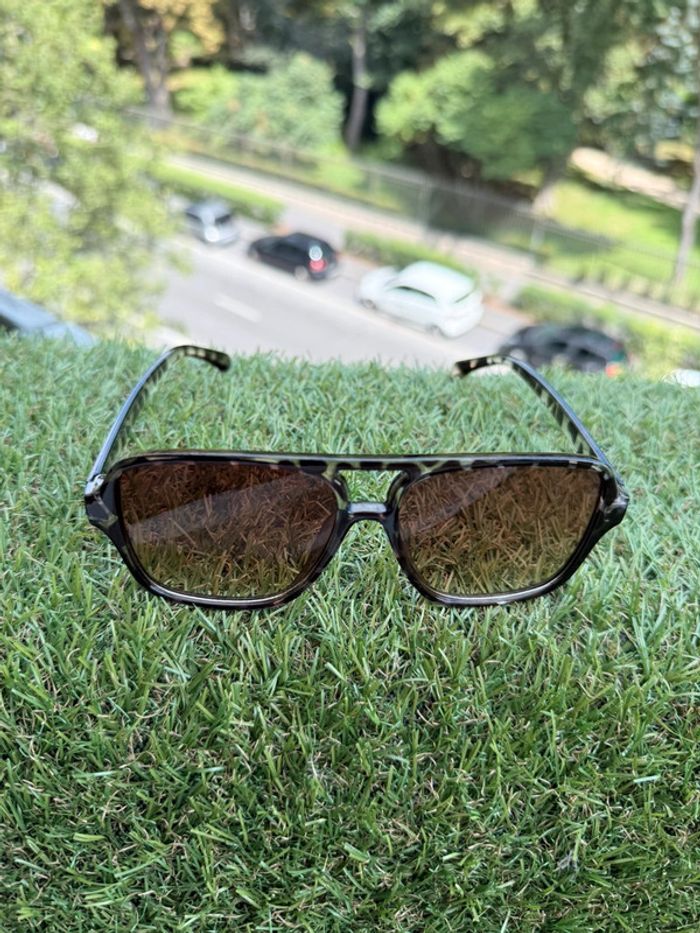 Lunette de soleil vintage mouchetée - photo numéro 4