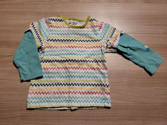 Maillot manche longue taille 12 mois (74 cm)