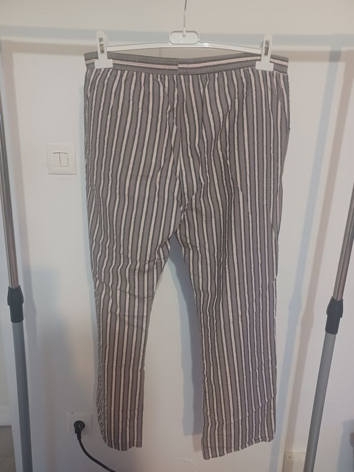 Bas de pyjama rayures femme taille 42/44 in extenso - photo numéro 2