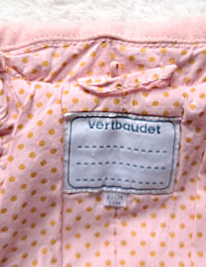 Manteau rose clair 18 mois VERT BAUDET - photo numéro 5