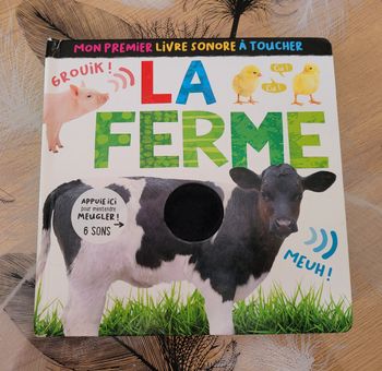 Mon Premier Livre Sonore À Toucher - La Ferme Patricia Hegarty
