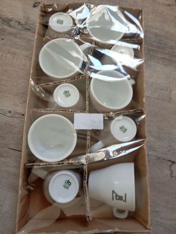 Lot de 10 tasses à café