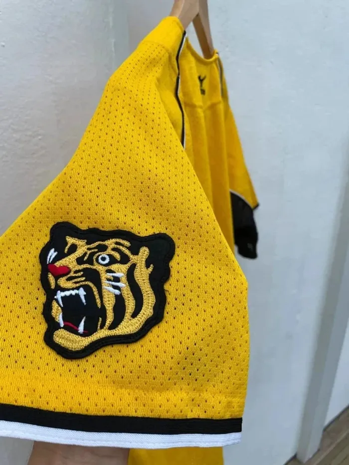 Baseball Japan Japanese Hanshin Tigers Official Fan Club Mizuno Jersey Mens S - photo numéro 2