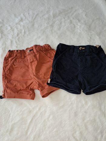 Lot 2 shorts 12 mois