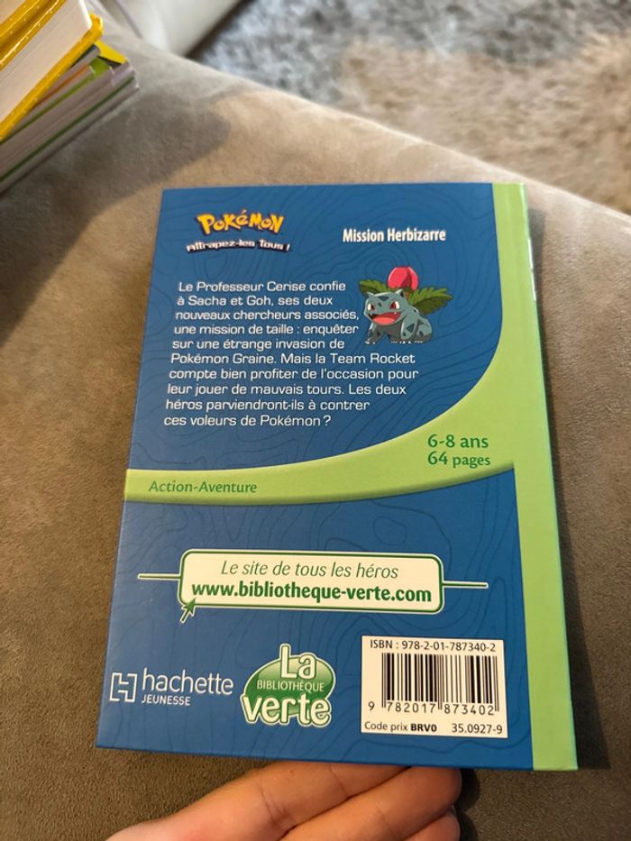 Livre Bibliothèque verte Pokémon Les voyages - photo numéro 2