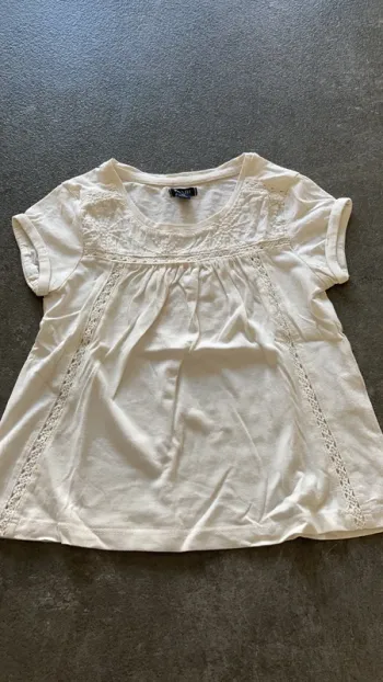 Teeshirt blanc fille 3 ans