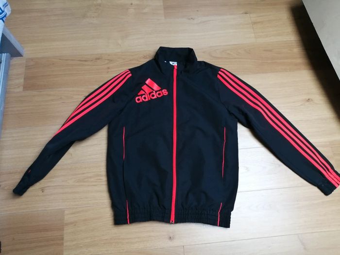 Jogging #Adidas orange et noir T 14 ans - photo numéro 2