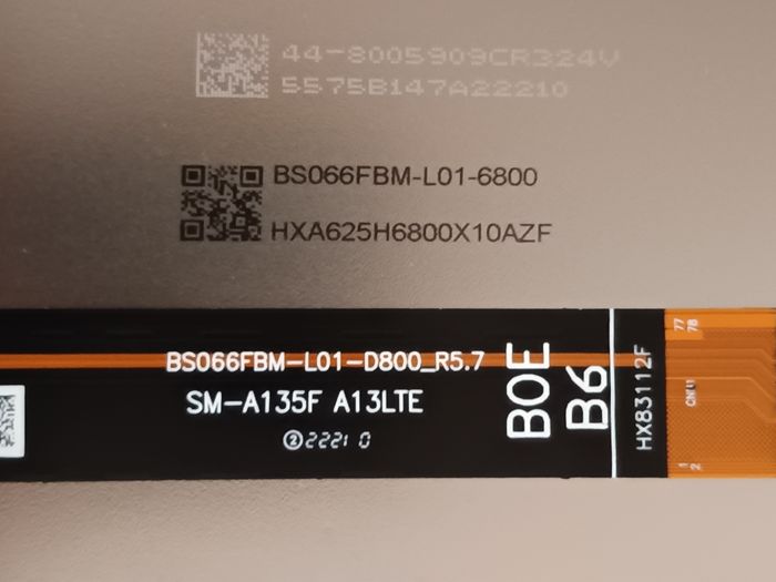 Ecran d'origine Samsung Galaxy A13 4G (A135F A13 LTE) - photo numéro 2
