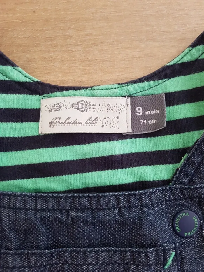 Salopette short 9 mois - photo numéro 3