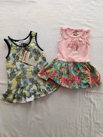 Lot 2 robes 3 mois Ikks neuve et Kenzo