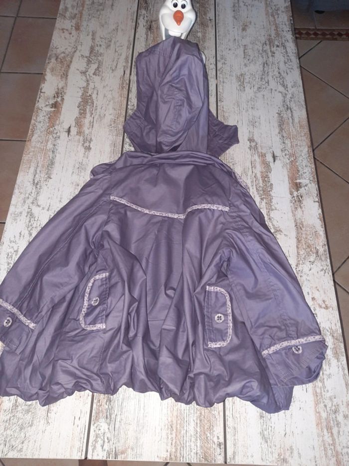 Veste de pluie avec capuche lisa rose 4 ans - photo numéro 6