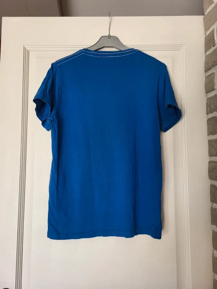 T-shirt à manches courtes bleu imprimé Creeks - photo numéro 3