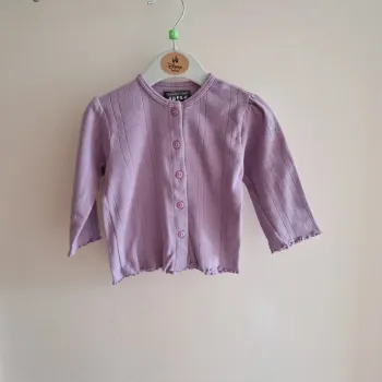 6 mois gilet mauve