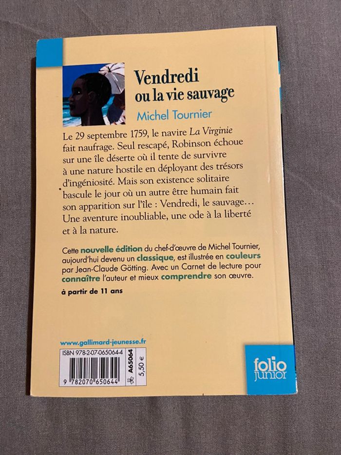 Livre vendredi ou la vie sauvage - photo numéro 2