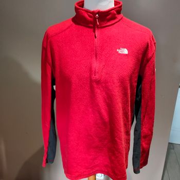 Veste polaire The North Face – Rouge/gris – Taille XL XL·Très bon état