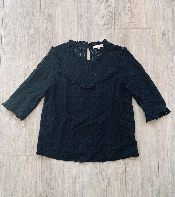 Blouse dentelle péplum Peace n’ Love