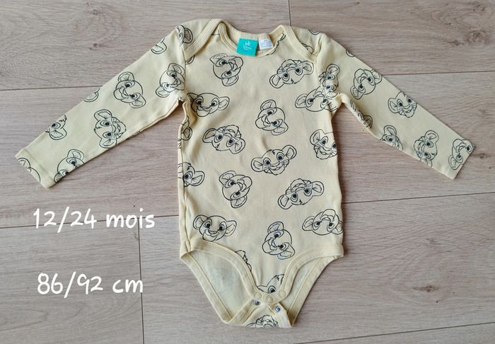 Body manches longues 12/24 mois