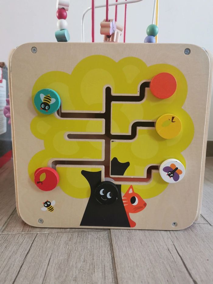 Cube d'activité maxi looping en bois - photo numéro 4