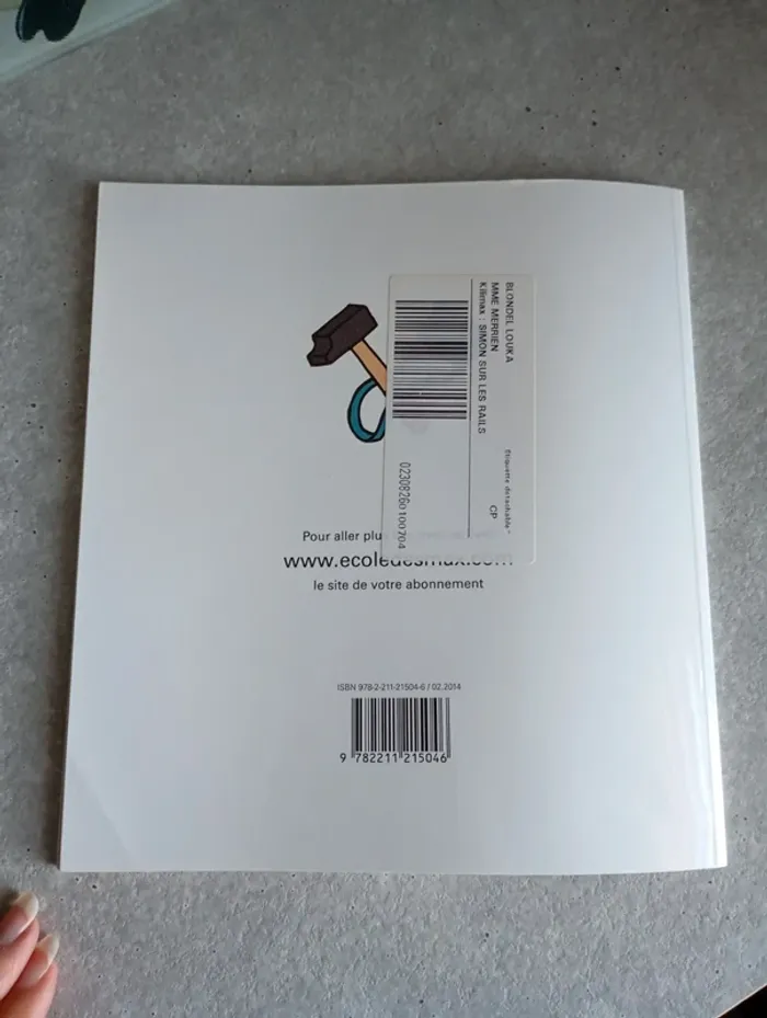 Livre " simon sur les rails " ecoledesmax - photo numéro 3