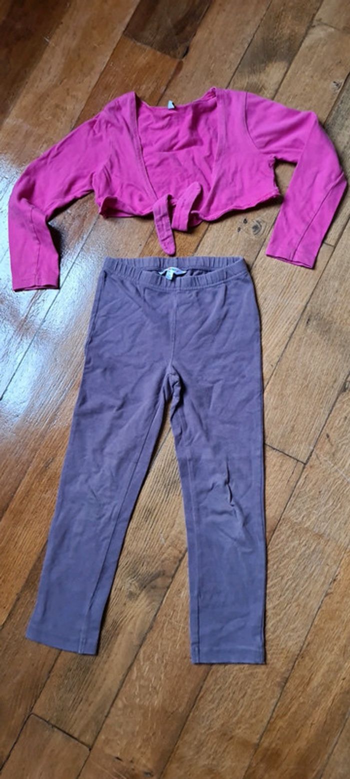 Lot legging et boléro 5 ans