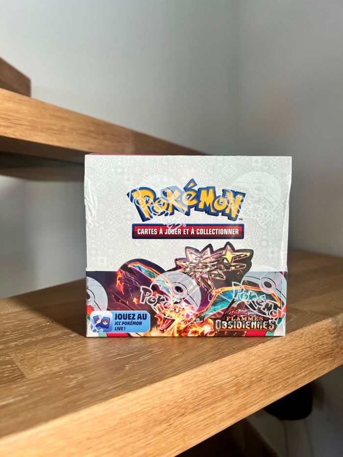 Display 36 boosters flammes obsidiennes ev3 ev03 cartes Pokémon