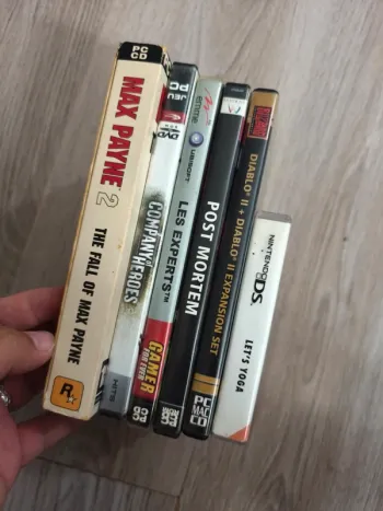 Lot jeux pc anciens + 1ds