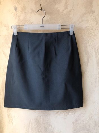 Mini jupe grise upcycling 34
