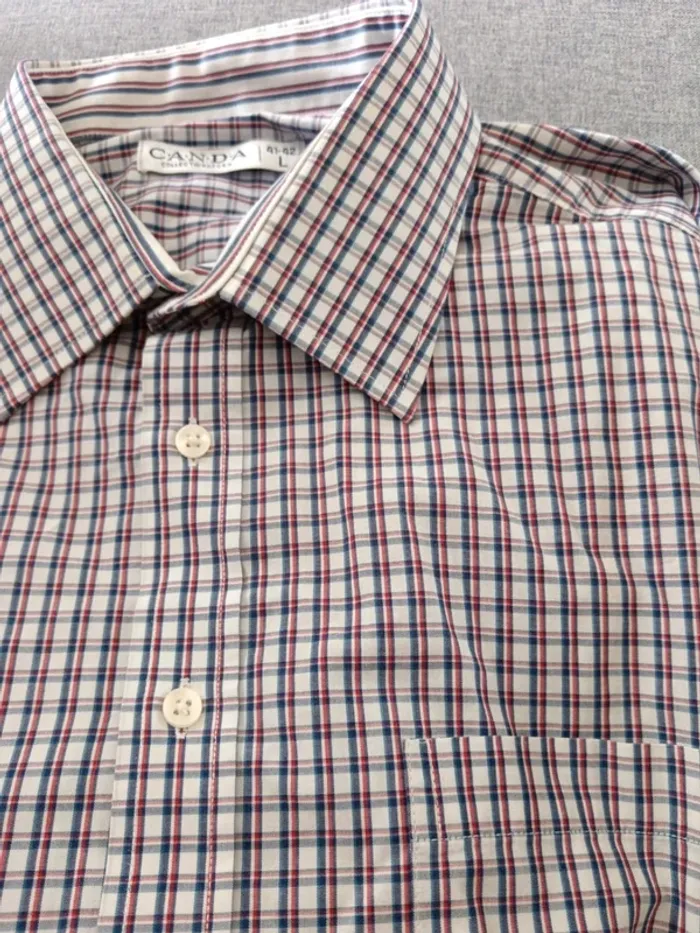 C59 chemise carreaux CANDA L - photo numéro 4
