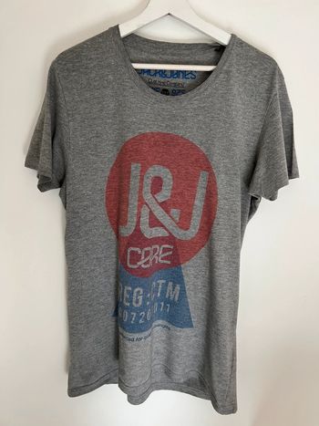 T-shirt gris Jack & Jones XL
