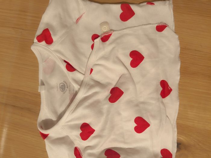 Cache coeur petit bateau 6 mois - photo numéro 2