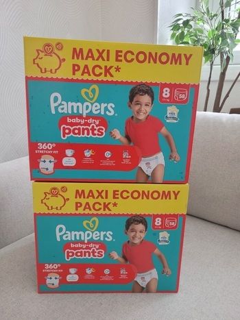Pants pampers taille 8