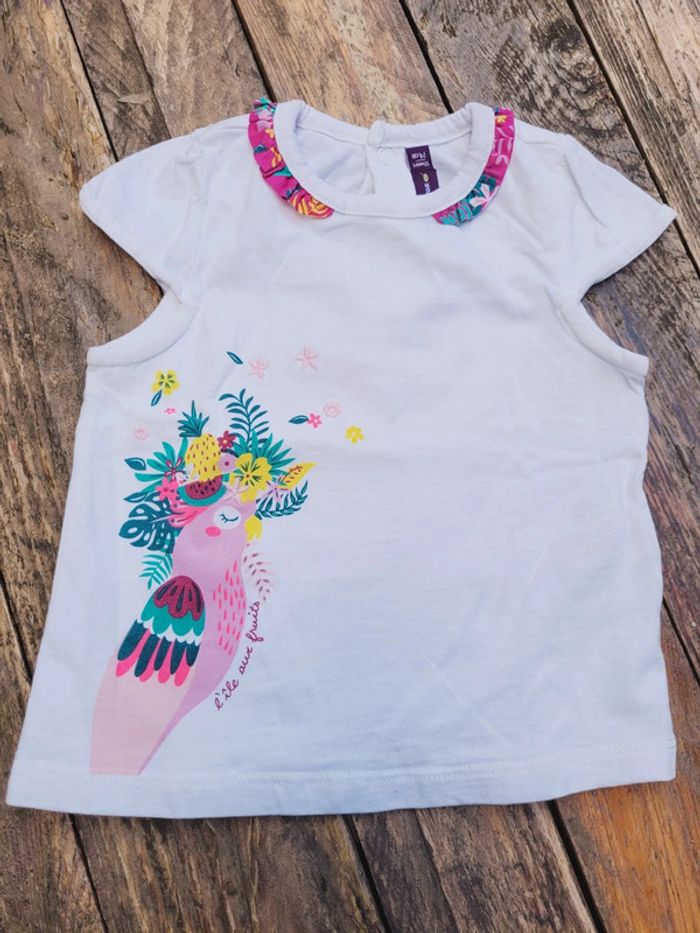 Magnifique ensemble 4 pièces Sergent Major, robe+ culotte+ tee-shirt+ bandeau, 12 mois (1ans) - photo numéro 3