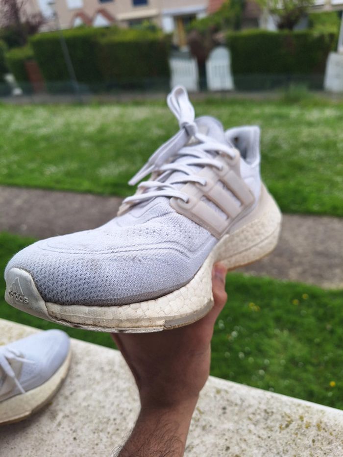 Adidas Ultraboost 21 Blanche - Taille 42,5 pour femme - photo numéro 4