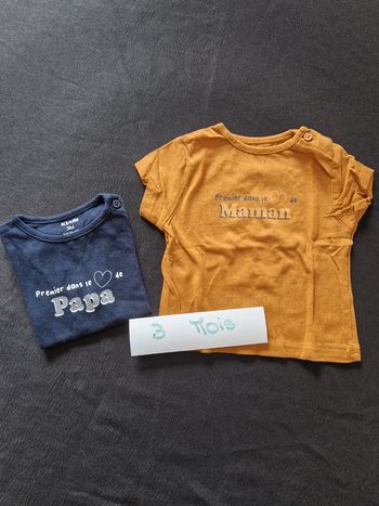 Lot de deux tee-shirts